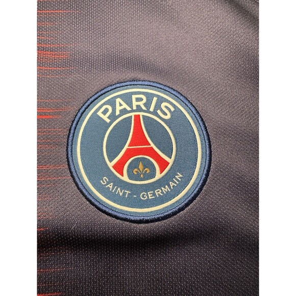 Nike Dri-Fit Ici C'est Paris Fly Emirates 2018 Saint-Germain Blue Jersey L - Picture 3 of 8